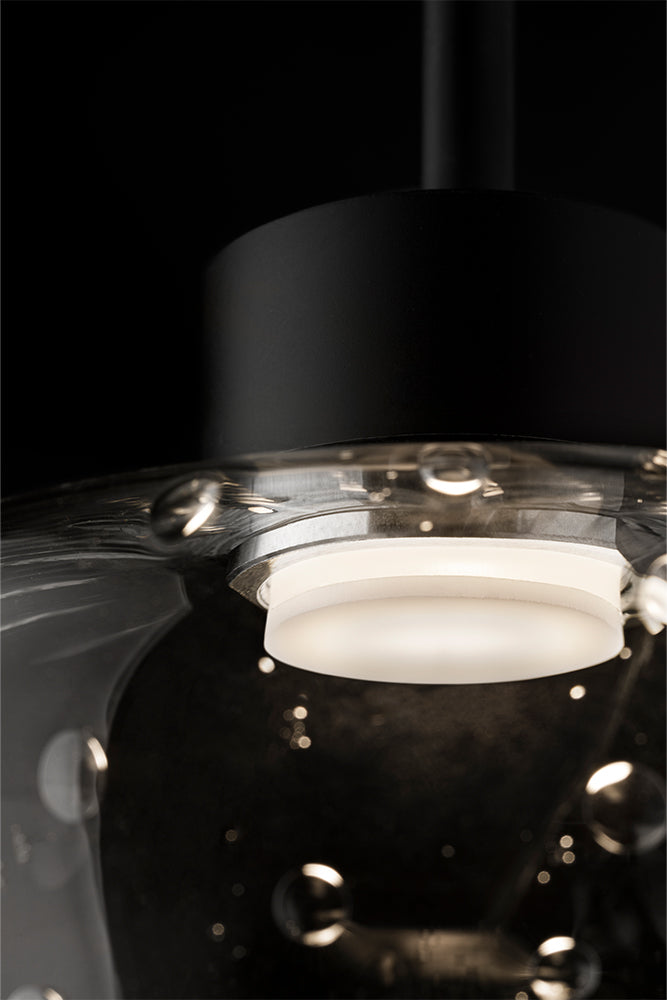 Hand-Blown Modern Fine Italian Ceiling Pendant Lamp with Murano Glass