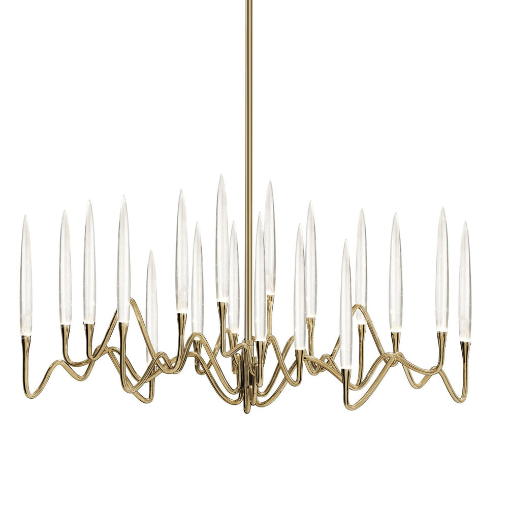 Il Pezzo 3 Long Chandelier with 18 lights