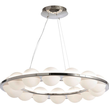 Modern Round Frosted Ball Chandelier | Limelight | Stil Luxe | 21403