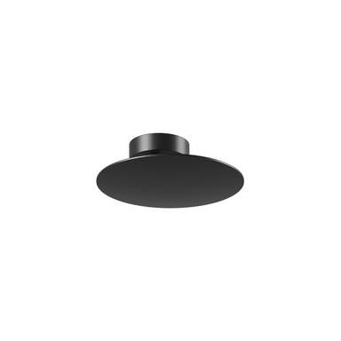 Lodes Puzzle Round Single Ceiling Light | Black