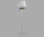 Floor lamp with silver fruit and glass crystals