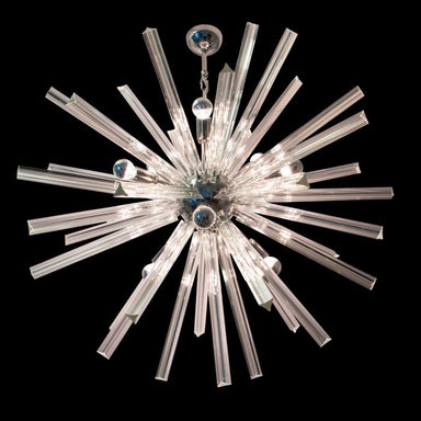 Murano glass 1960s-style Sputnik chandelier