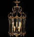1.2 metre tall Italian brass hallway lantern