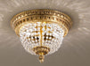 Flush Ceiling Fitting with Bohemian Crystals