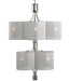 Boutique-style Italian ceiling light with 9 silver shades