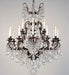 Bohemian crystal chandelier from Italy with 18 lights