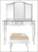 Typical traditional Venetian mirror glass dressing table