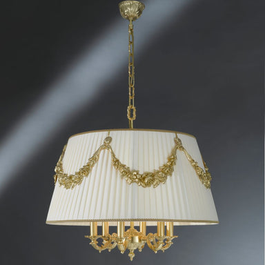 classical-gold-shaded-6-lamp-chandelier-traditional-dining-room-lighting-italian-lighting-for-sale