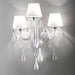 Goutte Murano glass chandelier from De Majo in 5 sizes