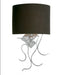 Corallo' iron wall light with black or white shades