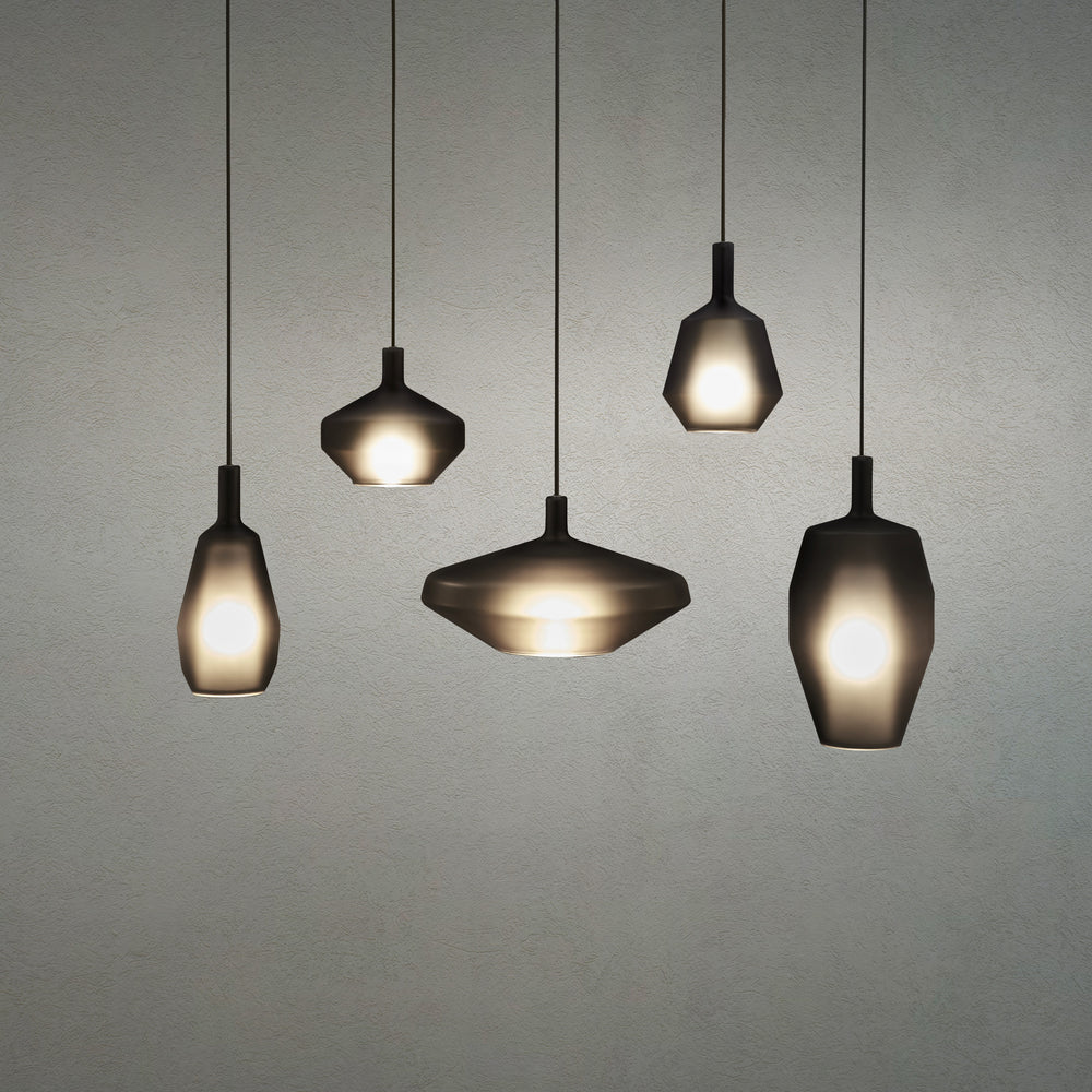 Collection Of Hanging Glass Pendant Lights