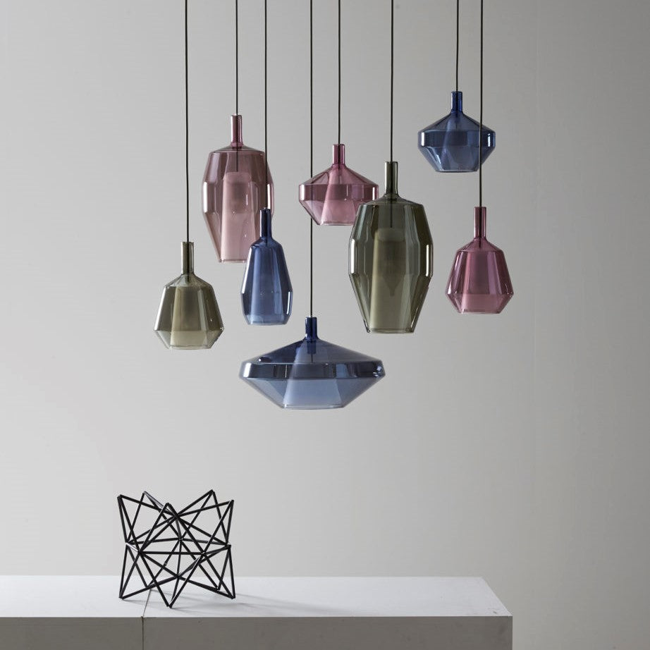 Collection Of Hanging Glass Pendant Lights