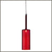 Small red, orange or grey Spillray pendant from Axo Light