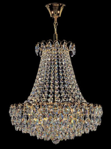crystal empire chandelier in 5 sizes
