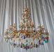 Large 24 light Murano glass fruit chandelier