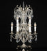 Large lead crystal table light with 9 lights