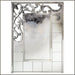 Large 18th century style fretwork mirror with bevelled edges