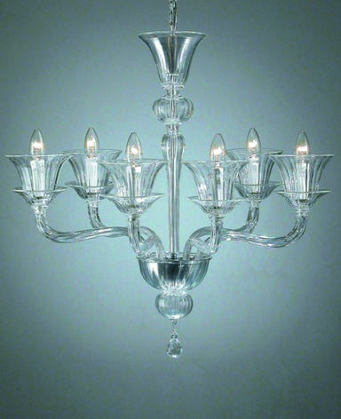 Art Deco Style Murano Glass Chandelier