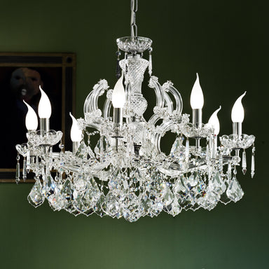 Maria Theresa Chandelier In Chrome Finish