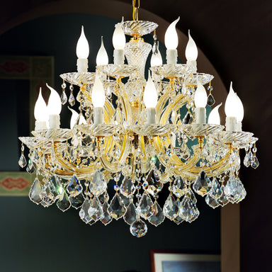 18 arm Italian Maria Theresa Chandelier