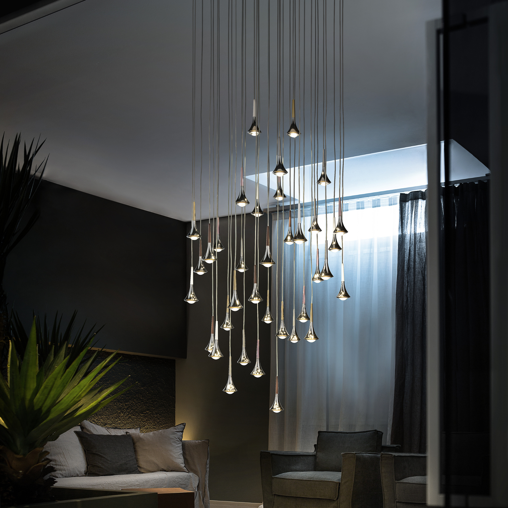 Rain Single Ceiling Pendant | Lodes