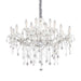 18 Light Chrome Glass Ideal Lux Chandelier