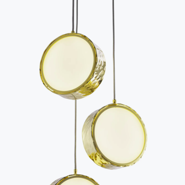 Metal Three Light Cluster Pendant | Limelight | Stil Lux | 21085