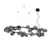 Smokey Grey 30 light ceiling pendant