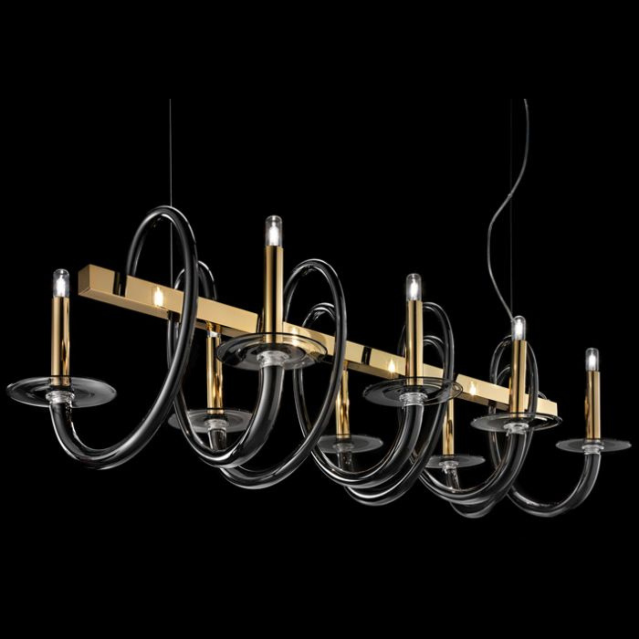 Unique Glass Dining Room Chandelier | Dining Room Lighting | Demajo ...