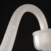 2 Lights Wall Sconce in Silk Murano Blown Glass