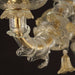 3 Lights Rezzonico Wall Sconce Lamp with Gold Details