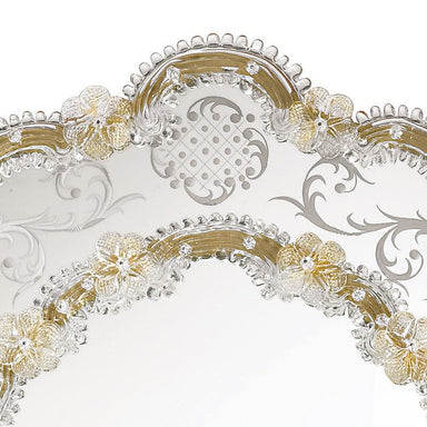 Venetian Mirror Featuring Gold Trim