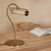 Aged gold Aromas metal table lamp 