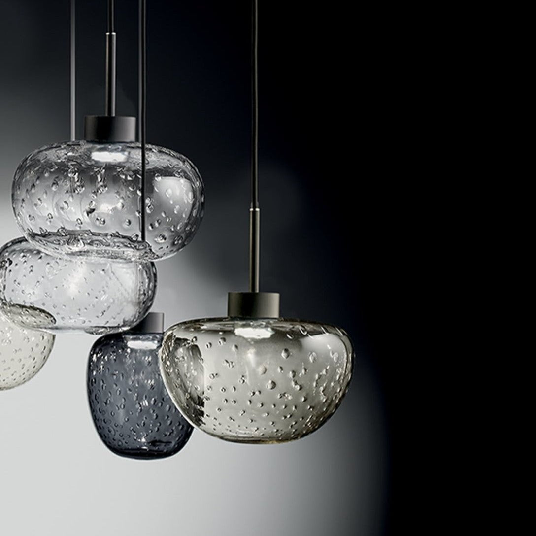 Hand-Blown Modern Fine Italian Ceiling Pendant Lamp