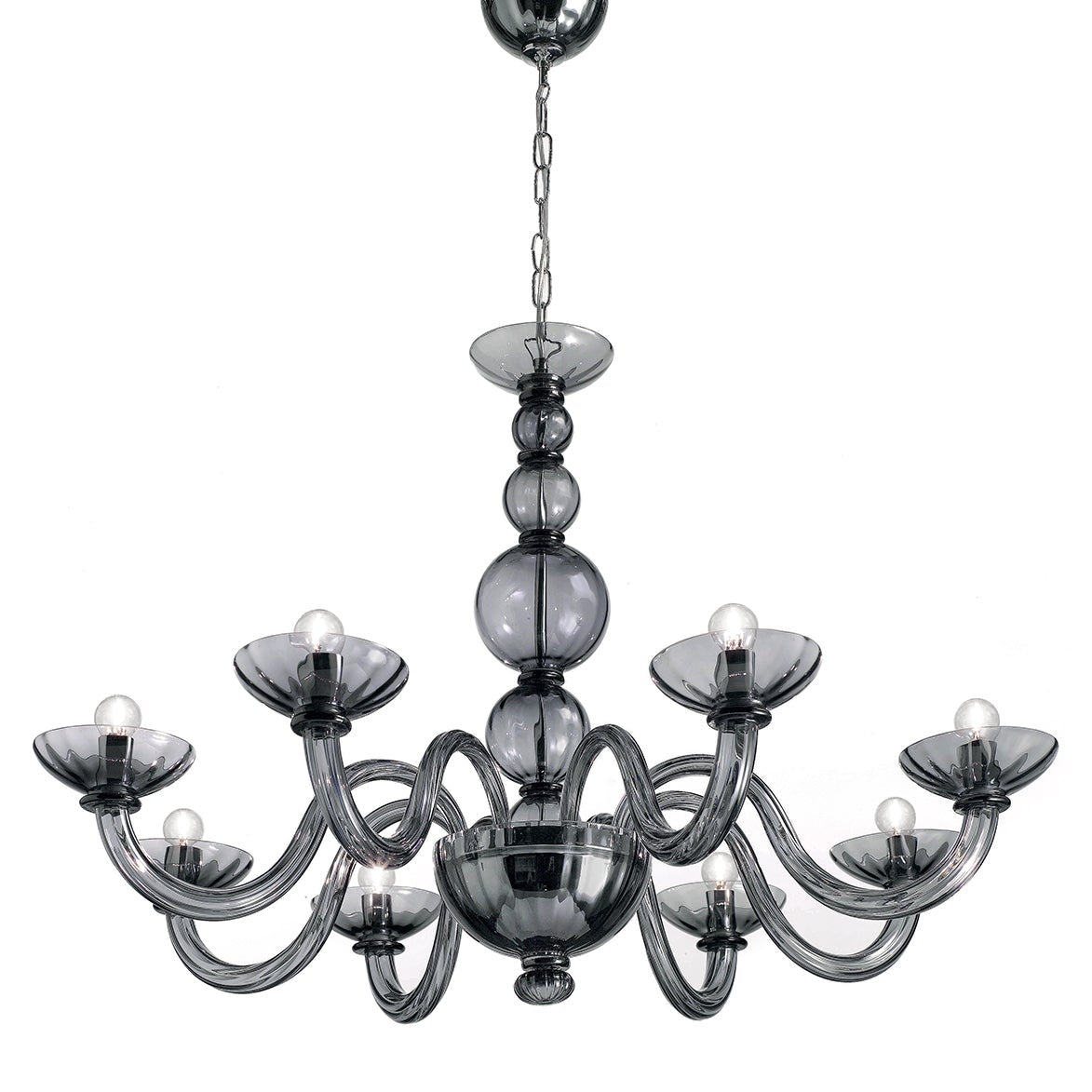 Handcrafted Luxurious Two-Tier Venetian Chandelier