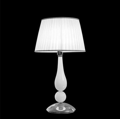 Hand-Blown Elegant Fine Italian Small Table Lamp With Murano Glass