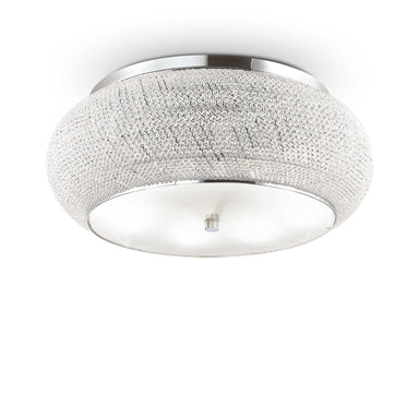 Chrome 65cm Crystal Ceiling Light