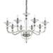 Clear Blown Glass Ideal Lux Chandelier