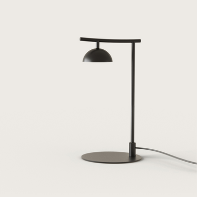 Contemporary Matt Black Table Lamp