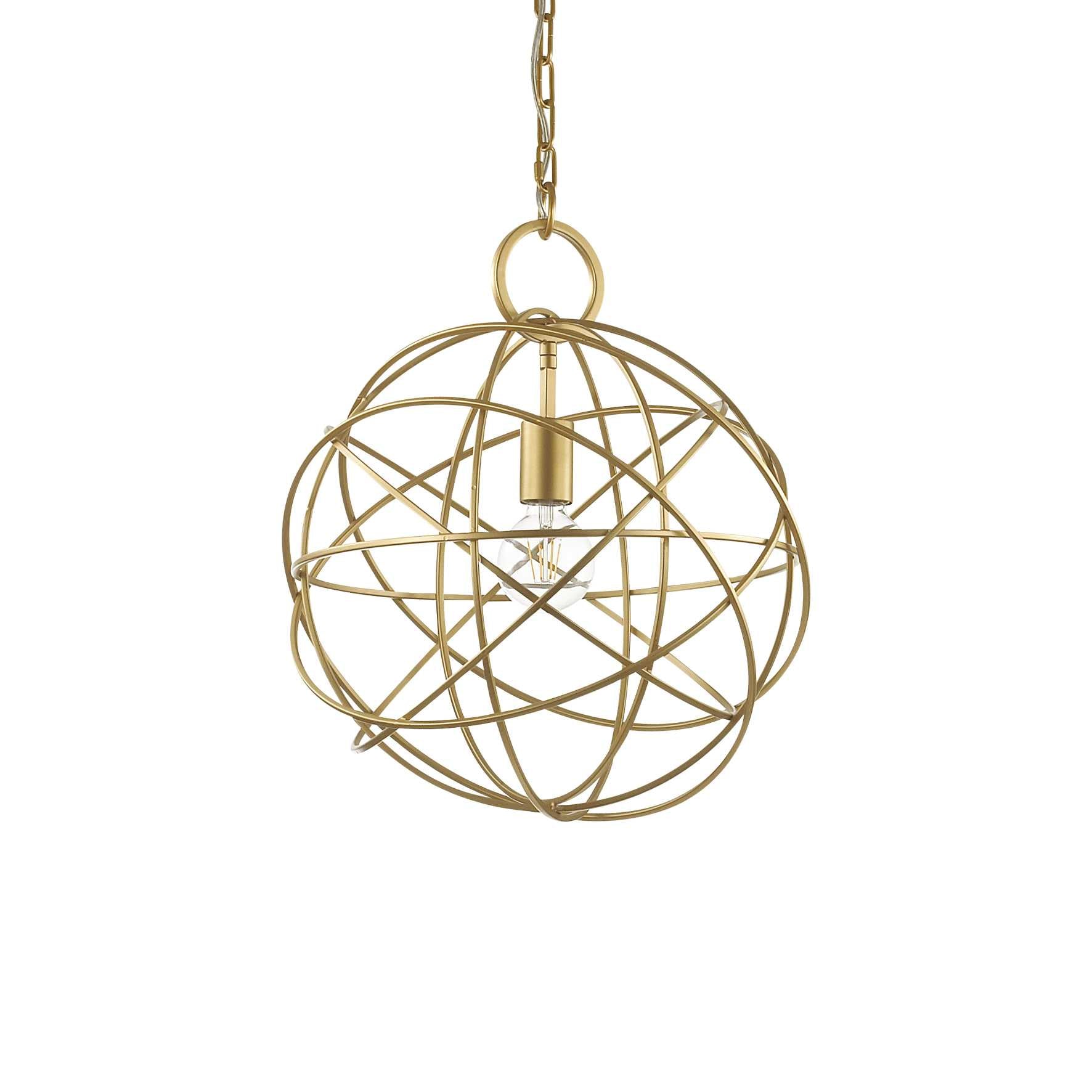 Contemporary Metal Gold Ideal lux Ceiling Pendant