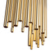 Contemporary Gold Metal Tube Wall Light Ideal Lux