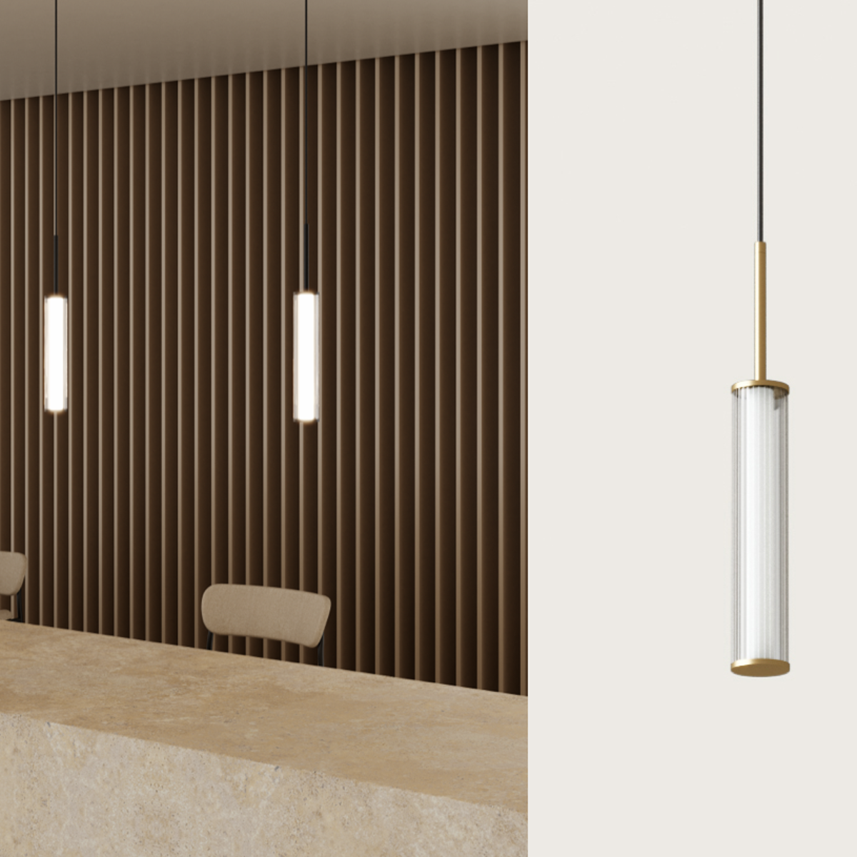 Contemporary aged gold metal ceiling pendant