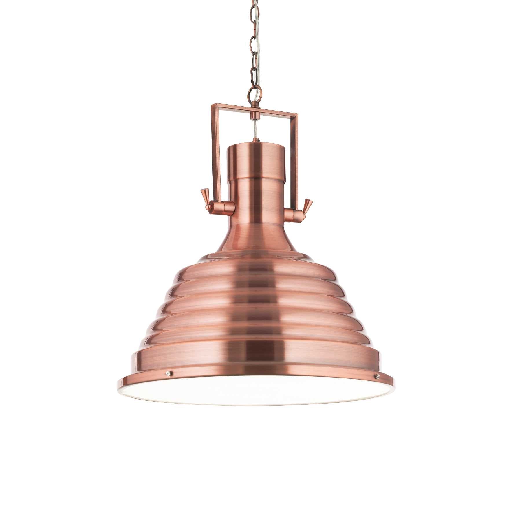 Copper Industrial Ideal Lux Ceiling Pendant