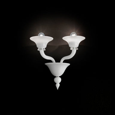 Handmade High Quality Elegant Venetian Chandelier Wall Lamp With Two arms