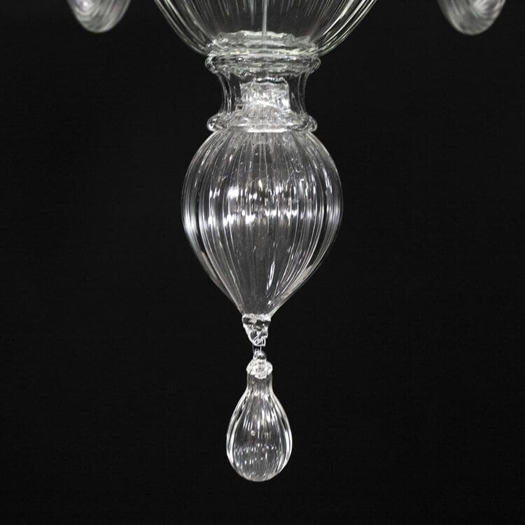 18+9 Lights Murano Crystal Glass Chandelier