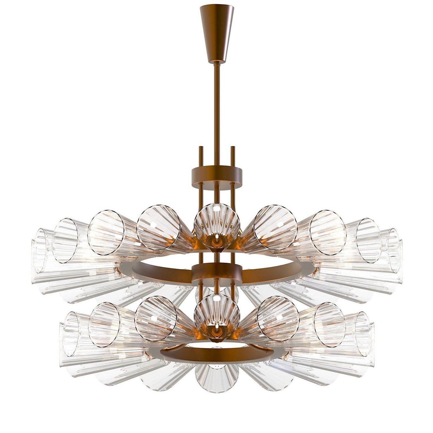 Foscarini II Chandelier 20+16 lights | Piumati 