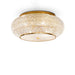 Gold 55cm Ideal Lux Crystal Ceiling Light