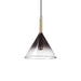 Gold and grey modern glass ceiling light Ideal Lux Empire