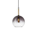 Gold and grey modern glass ceiling light Ideal Lux Empire