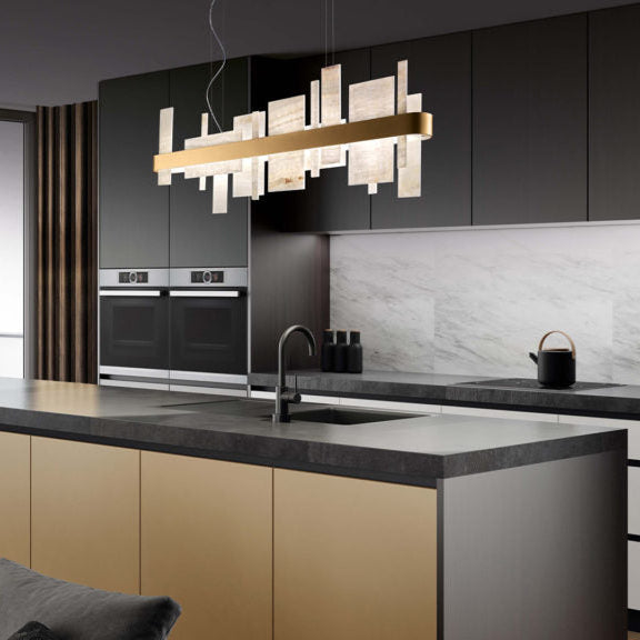 Honicé Linear Onyx Ceiling Pendant
